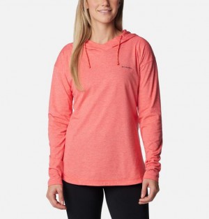 Women Columbia Sun Trek™ Hoodie Coral | US-SWYTFV-894