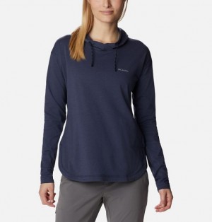 Women Columbia Sun Trek™ Hoodie Navy | US-KFWDBS-685