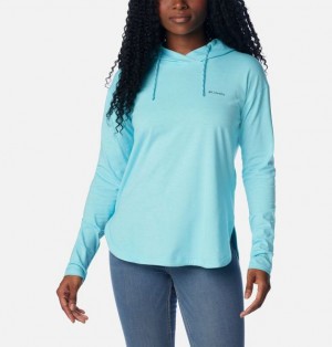 Women Columbia Sun Trek™ Hoodie Turquoise | US-DFWHNO-471