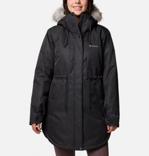 Women Columbia Suttle Mountain™ II Parka Jackets Black | US-ITNYFK-024