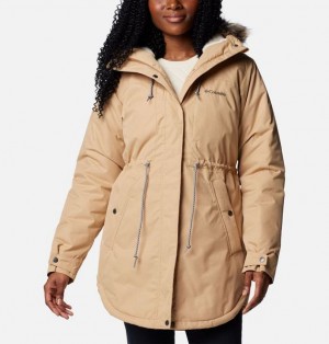 Women Columbia Suttle Mountain™ II Parka Jackets Khaki | US-HUYQKR-073