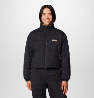 Women Columbia Wallowa™ Cropped Insulated Jackets Black | US-NGYOAV-023