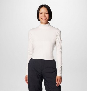 Women Columbia Wallowa™ Cropped Long Sleeve T-Shirt Light Blue | US-UEFPAC-835