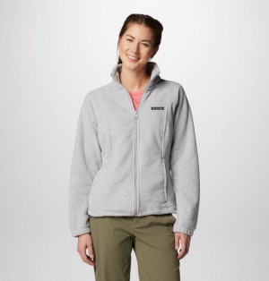 Women Columbia WoBenton Springs™ Full Zip Fleece Jackets Grey | US-YZIBTH-260