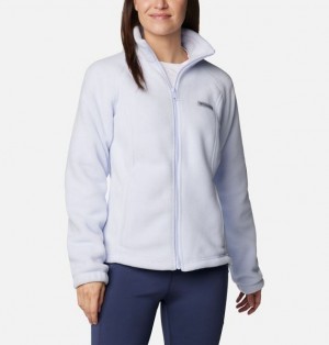 Women Columbia WoBenton Springs™ Full Zip Fleece Jackets Blue | US-NTQEOJ-856