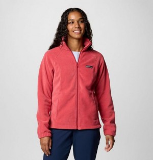 Women Columbia WoBenton Springs™ Full Zip Fleece Jackets Coral | US-JQPATL-395