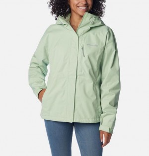 Women Columbia WoHikebound™ Waterproof Walking Shell Jackets Olive | US-VQIXBF-720