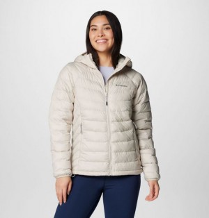 Women Columbia WoPowder Lite™ II Hooded Insulated Jackets Dark Grey | US-ICXTLG-590