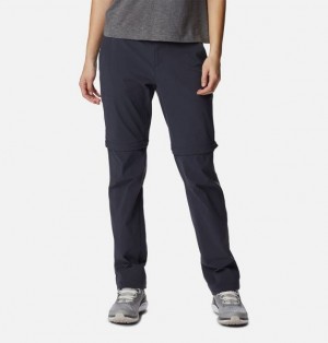 Women Columbia WoSaturday Trail™ Convertible Hiking Pants Navy | US-UCQXKF-856