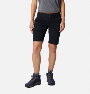 Women Columbia WoSaturday Trail™ Long Shorts Black | US-UDIABY-850