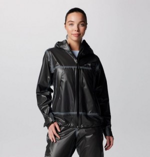 Women Columbia Wyldwood™ Waterproof Hiking Shell Jackets Black | US-ZVDYAX-576