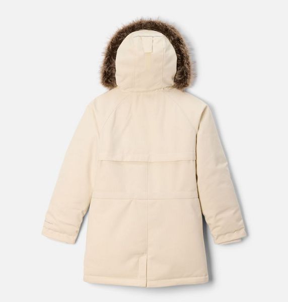 Kids' Columbia Boundary Bay™ Down Waterproof Parka Jackets White | US-PXZKJG-873