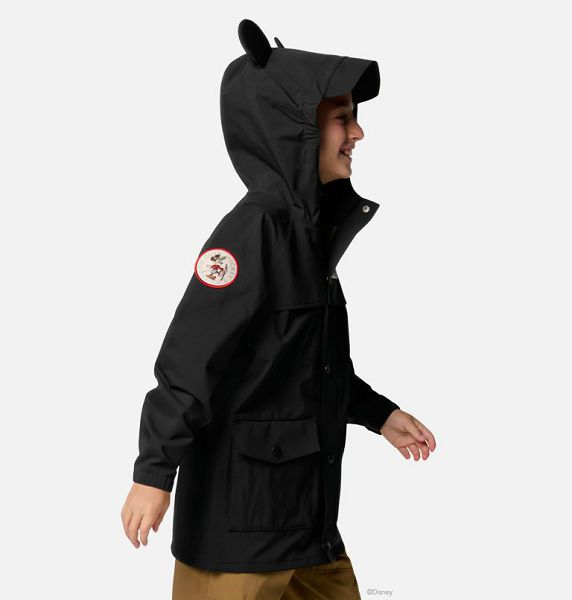 Kids' Columbia CSC x Mickey Mouse Ibex™ Waterproof Shell Jackets Black | US-ZGFVSJ-217