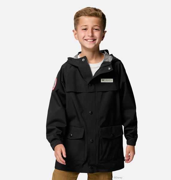 Kids' Columbia CSC x Mickey Mouse Ibex™ Waterproof Shell Jackets Black | US-ZGFVSJ-217