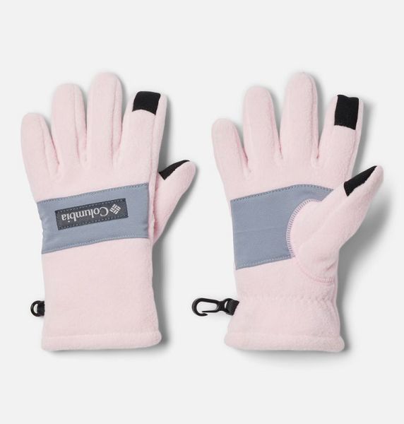 Kids\' Columbia Fast Trek™ III Fleece Gloves Pink | US-TWYZJF-398