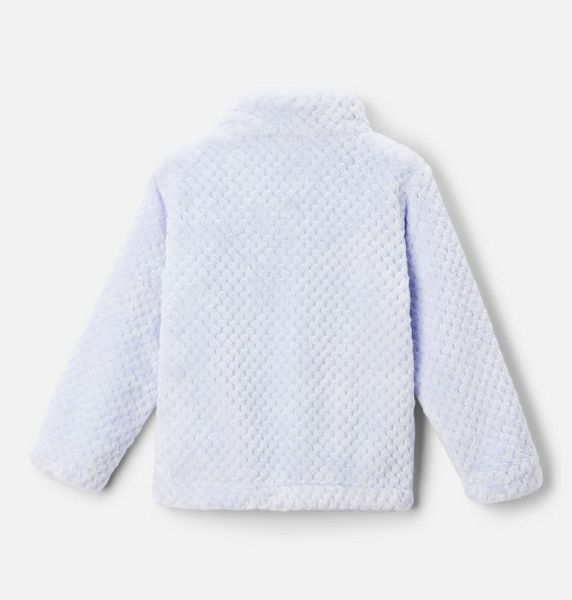 Kids' Columbia Fire Side Fleece Jackets Blue | US-KZFSJH-354