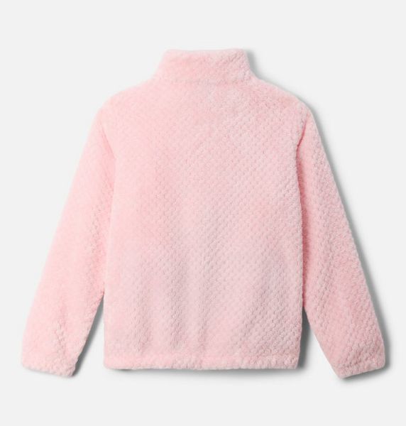 Kids' Columbia Fire Side Fleece Jackets Pink | US-SJYALI-063