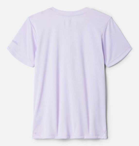 Kids' Columbia Fork Stream™ Technical Graphic T-Shirt Purple | US-HKWOAY-728