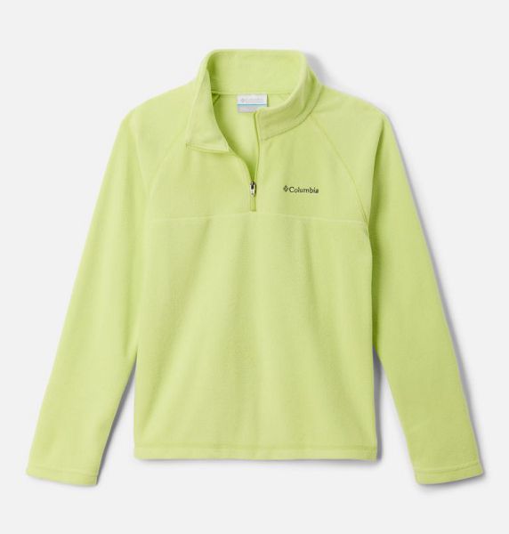 Kids\' Columbia Glacial™ Fleece Quarter Zip Pullover Yellow | US-JODPEW-931