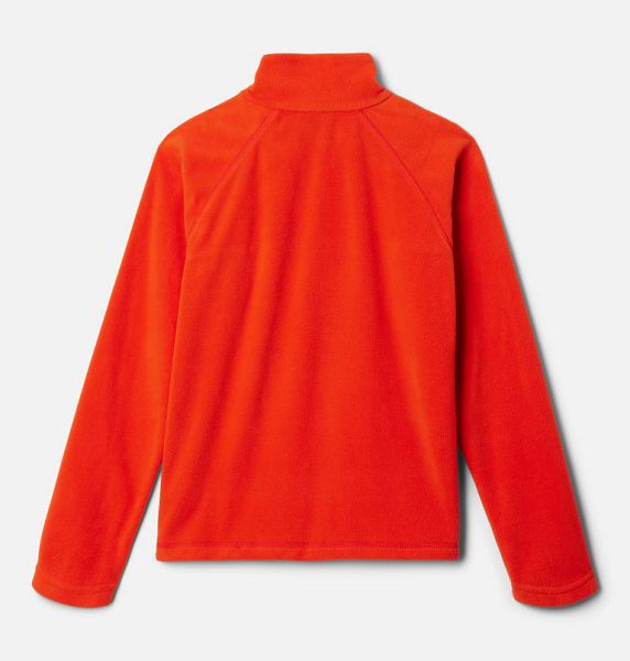 Kids' Columbia Glacial™ Fleece Quarter Zip Pullover Orange | US-LBSONT-745