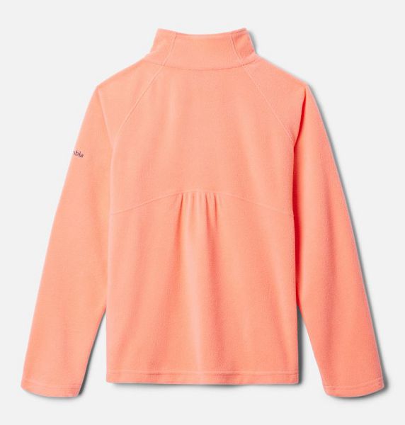 Kids' Columbia Glacial™ Fleece Quarter Zip Pullover Coral | US-BODWEX-867