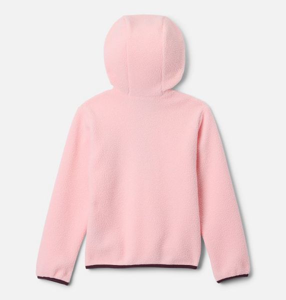 Kids' Columbia Helvetia™ Sherpa Fleece Hoodie Pink / Pink | US-TBYFDK-849