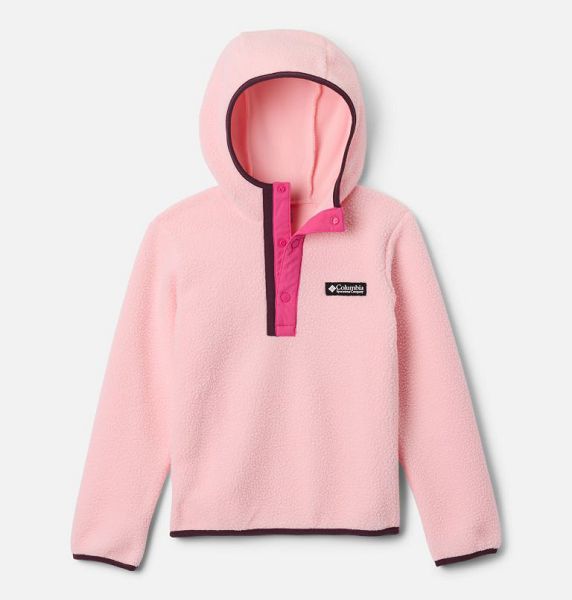 Kids\' Columbia Helvetia™ Sherpa Fleece Hoodie Pink / Pink | US-TBYFDK-849