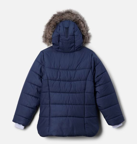 Kids' Columbia Katelyn Crest™ III Hooded Insulated Jackets Navy | US-GYHVUB-365