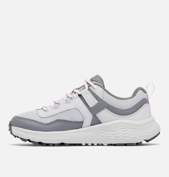 Kids' Columbia Konos™ Low Hiking Shoes Grey / Pink | US-EBIRMH-634