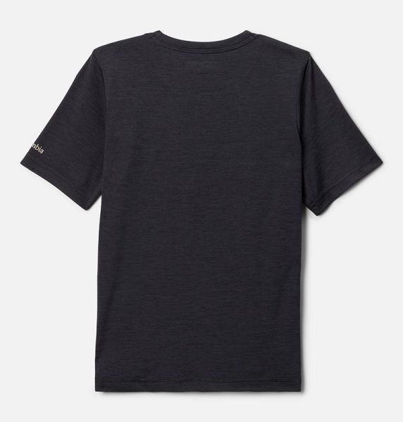 Kids' Columbia Mount Echo™ Technical Graphic T-Shirt Black | US-AMBZCL-935