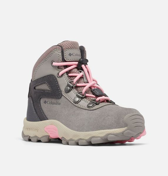 Kids' Columbia Newton Ridge™ Amped Hiking Boots Pink Purple | US-ZOKFGM-865