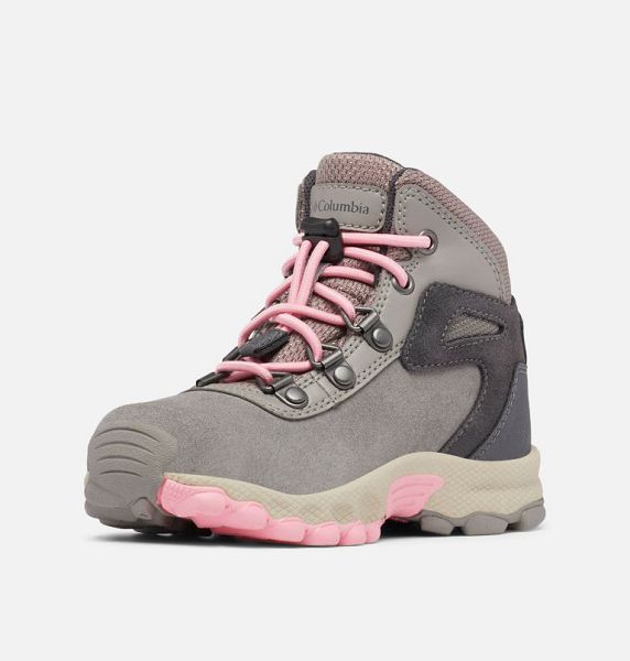 Kids' Columbia Newton Ridge™ Amped Hiking Boots Pink Purple | US-ZOKFGM-865