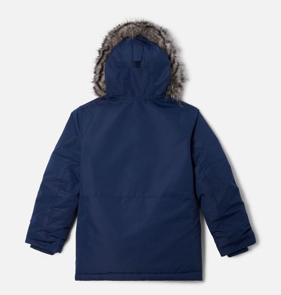 Kids' Columbia Nordic Strider™ II Waterproof Parka Jackets Navy | US-GDJQRS-470