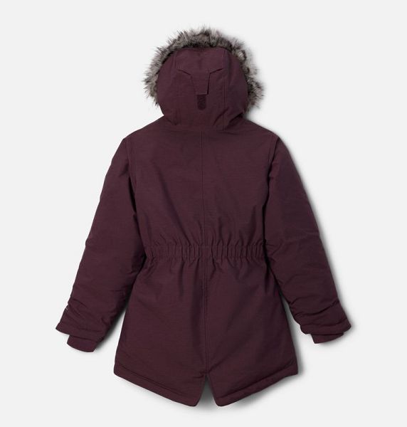 Kids' Columbia Nordic Strider™ II Waterproof Parka Jackets Burgundy | US-RQFYKZ-631