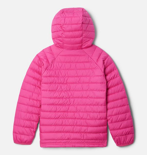 Kids' Columbia Powder Lite™ II Hooded Insulated Jackets Pink | US-KECHJM-596