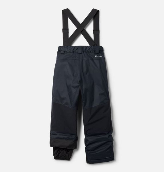 Kids' Columbia Powder Turner™ II Suspender Waterproof Ski Pants Black | US-IPCBQE-325