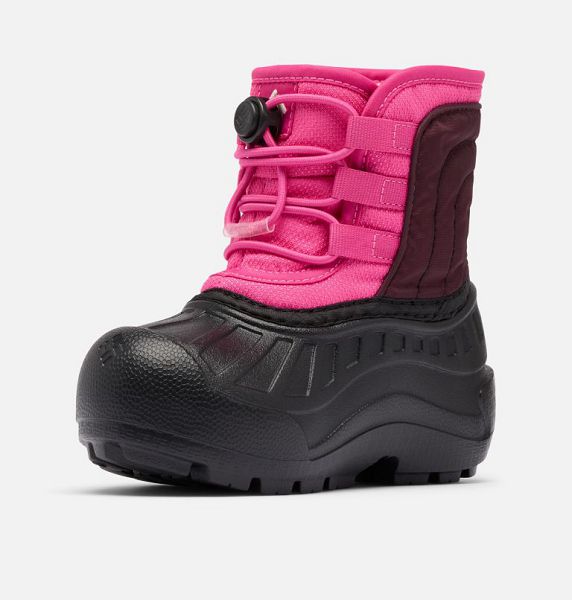 Kids' Columbia Powderbug™ Snowlite™ Lace Snow Boots Pink | US-DESHOG-593