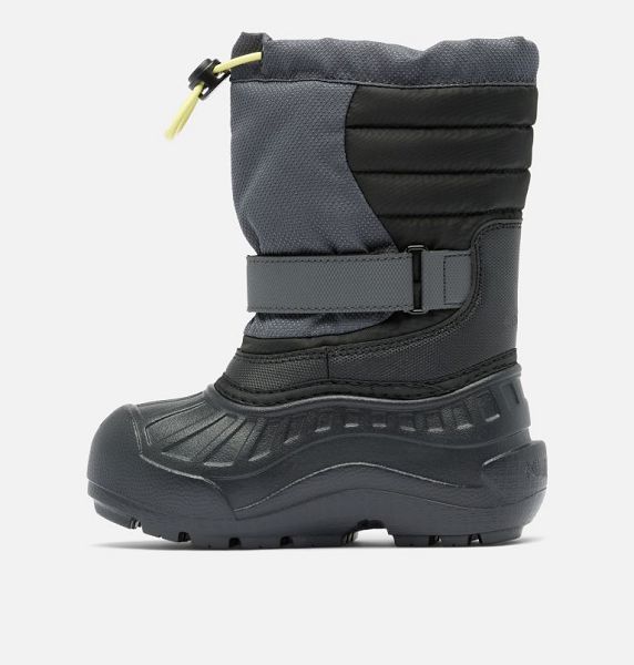 Kids' Columbia Powderbug™ Snowlite™ Snow Boots Dark Grey / Black | US-DZOPUK-319