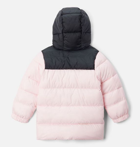 Kids' Columbia Puffect™ II Hooded Jackets Pink / Black | US-NCEYSV-318