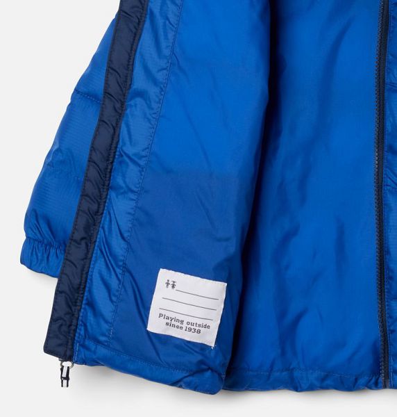 Kids' Columbia Puffect™ II Hooded Jackets Blue / Navy | US-ZAVPWD-526