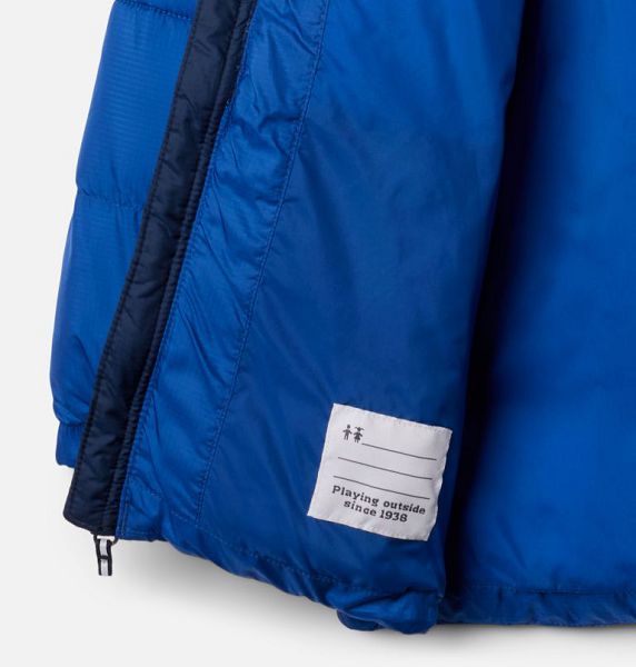 Kids' Columbia Puffect™ II Hooded Jackets Blue / Navy | US-FOPREM-807