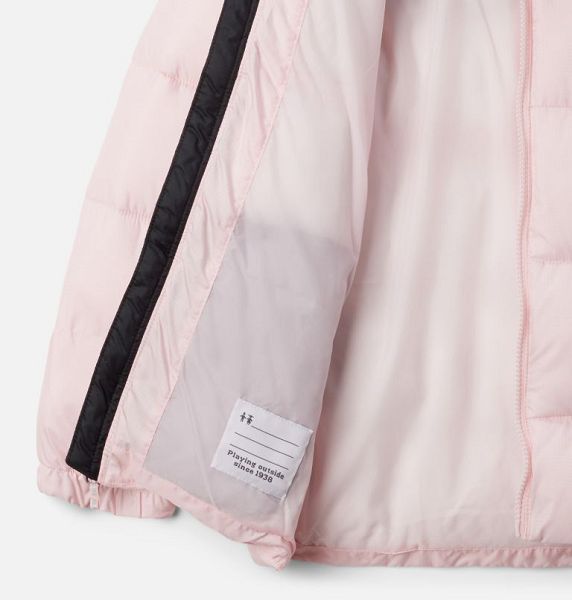 Kids' Columbia Puffect™ II Hooded Jackets Pink / Black | US-JBSDHG-752