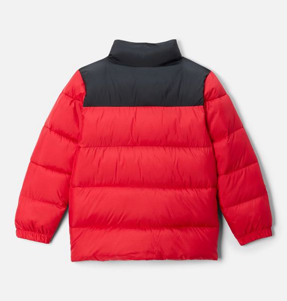 Kids' Columbia Puffect™ II Puffer Jacket Blue / Red / Black | US-QCPLDY-380