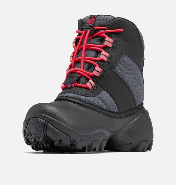 Kids' Columbia Rope Tow™ III Waterproof Boots Dark Grey / Blue Red | US-FSAVOY-173