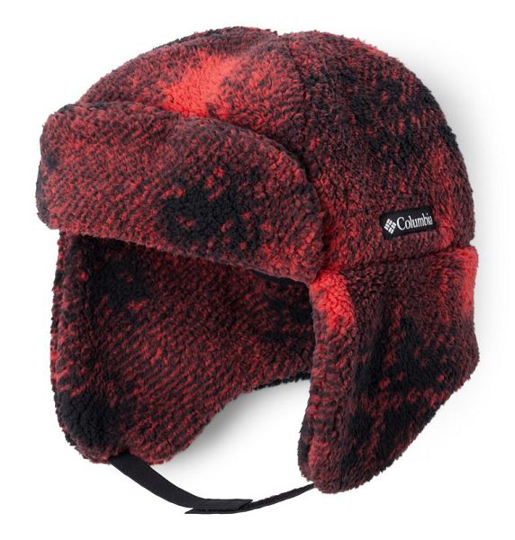 Kids\' Columbia Rugged Ridge™ II Sherpa Trapper Beanie Red | US-CLUARY-916