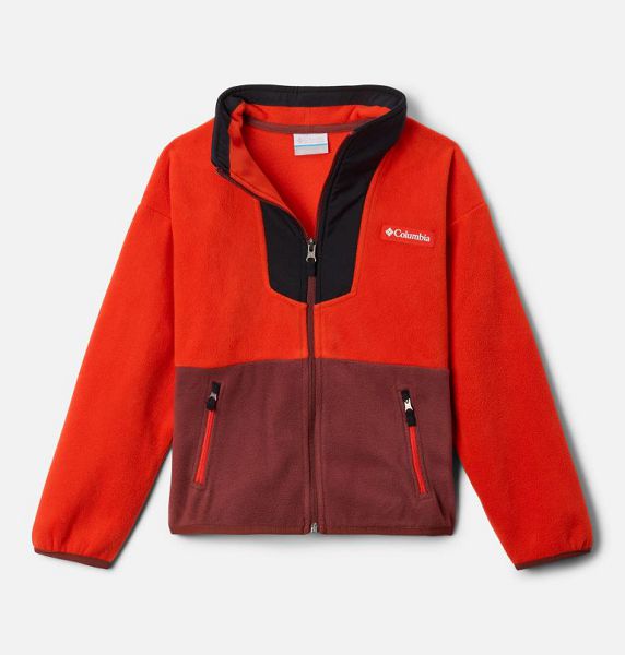 Kids\' Columbia Sequoia Grove™ Fleece Jackets Black / Brown | US-WFZVJL-965