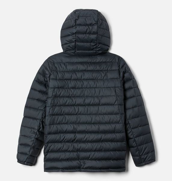 Kids' Columbia Silver Falls™ Insulated Hooded Jackets Black | US-UIYGQP-342