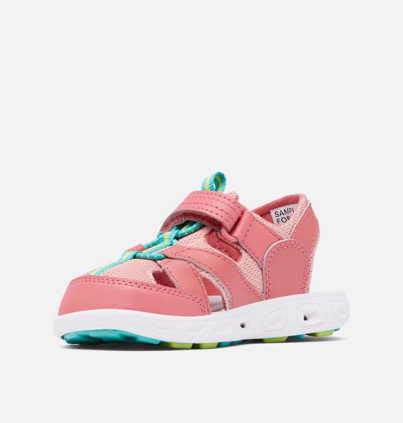 Kids' Columbia Techsun™ Wave Sandals Pink / Green | US-VASUCE-325