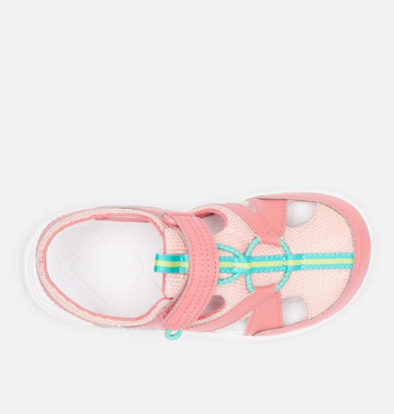 Kids' Columbia Techsun™ Wave Sandals Pink / Green | US-IDYKNQ-415