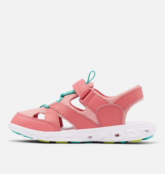 Kids' Columbia Techsun™ Wave Sandals Pink / Green | US-IDYKNQ-415